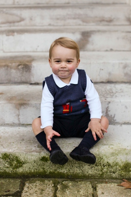 Princ George ako ročný chlapec