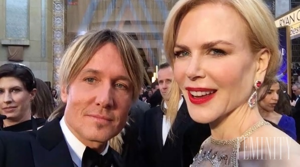 Nicole Kidman sa odfotila spolu s manželom na červenom koberci