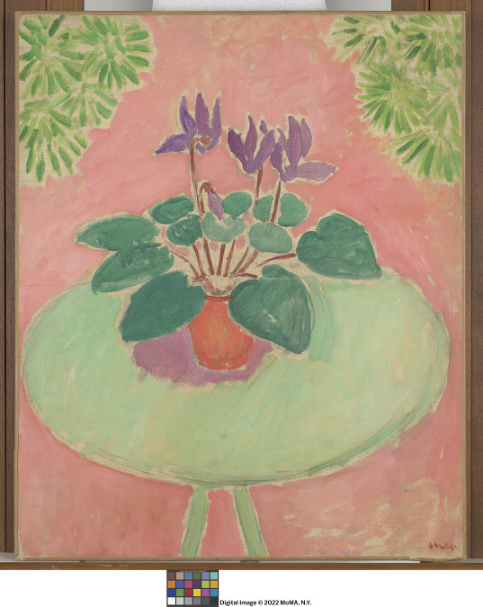Henri Matisse Cyclamen, Issy-les-Moulineaux, 1911