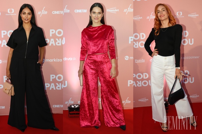 Premiéra filmu Pod parou: Očarujúca herečka Judit Bárdos na červenom koberci zažiarila, krásna Alžbeta Ferencová a ďalší