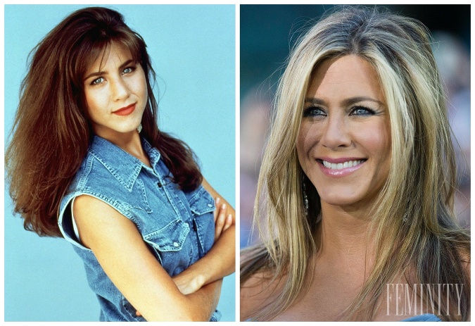 Jennifer Aniston mala pred legendárnym účesom z Priateľov takéto vlasy