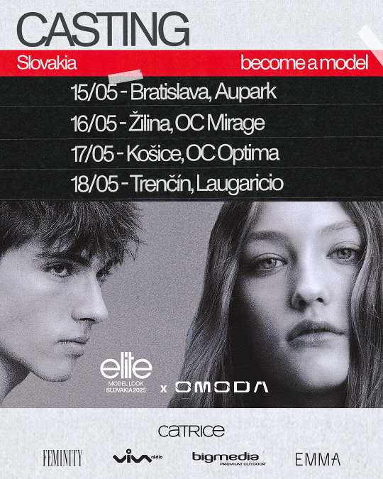 Castingy Schwarzkopf Elite Model Look 2025 pre SR