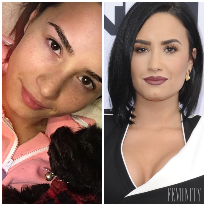 I keď je Demi Lovato prirodzene krásna, často ju vídame s výrazným líčením