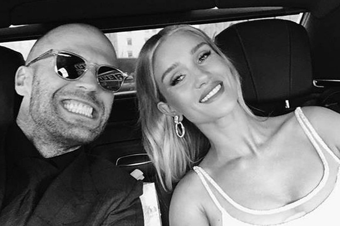 Jason Statham a Rosie Huntington-Whiteley tvoria pár snov