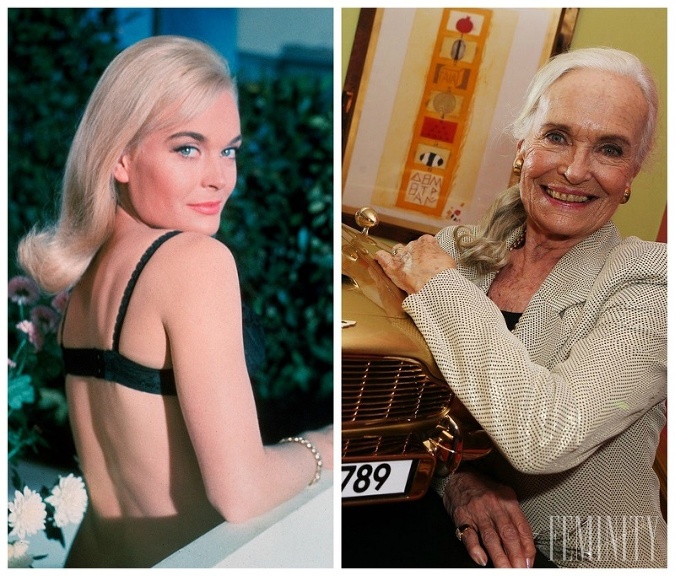 Shirley Eaton si zahrala v snímke Goldfinger v roku 1964