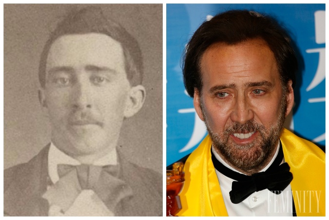 Nicholas Cage mal svojho dvojníka v roku 1870, ktorý bol úspešný podnikateľ