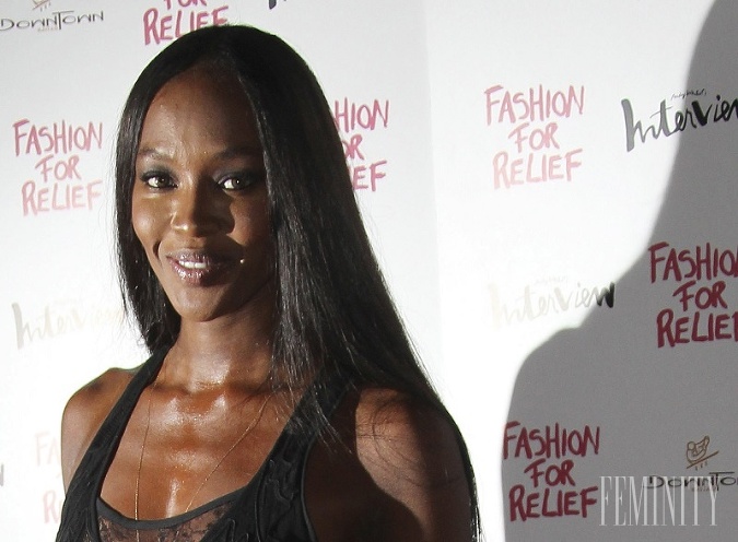 Čokoládová modelka Naomi Campbell