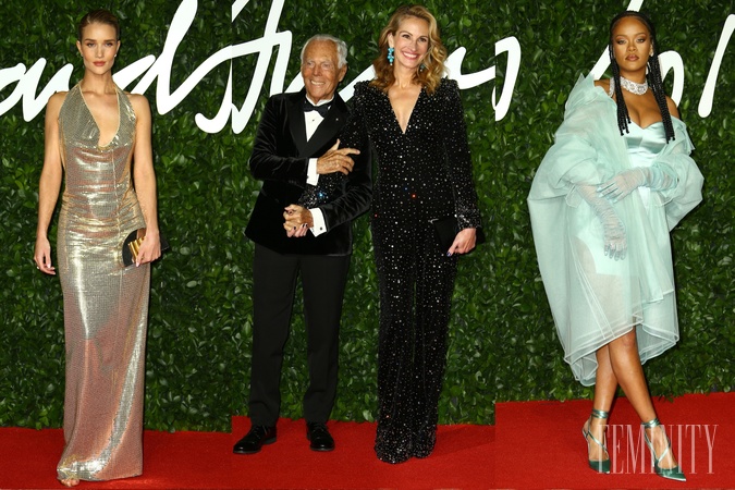 Známe krásky bodovali na British Fashion Awards