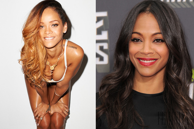 Rihanna má najsexi telo, Zoe Saldana zase najsexi úsmev