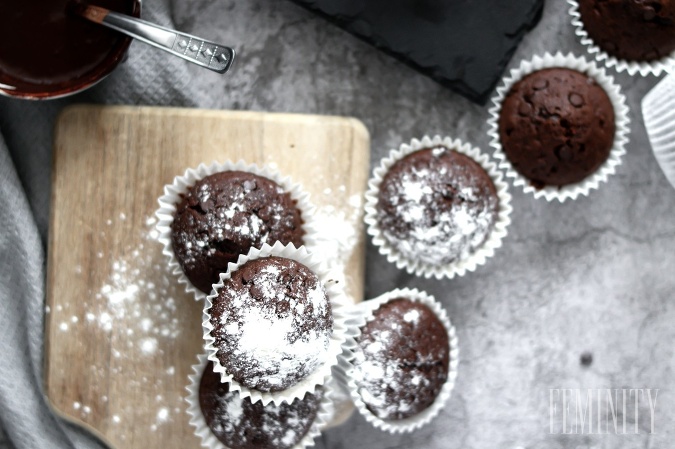 Avokádovo-čokoládové muffiny