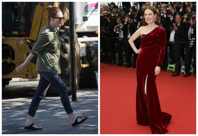 Očarujúca Julianne Moore pôsobí v súkromí naozaj nenápadne