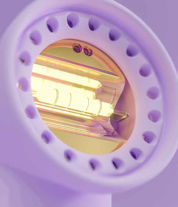 Pre ľahší prienik svetla sa využívajú T-Sonic™ pulzácie, ktoré podporujú mikrocirkuláciu pokožky a rozširujú póry