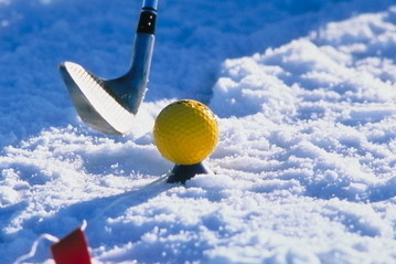 World Ice Golf Championship v Grónsku.