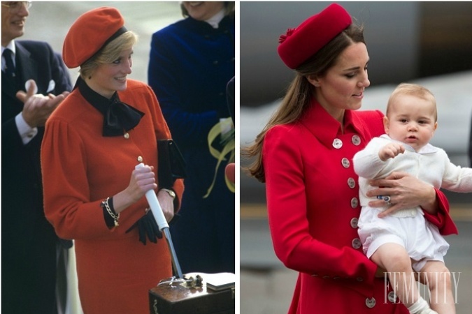 Kate Middleton sa inšpiruje štýlom princezny Diany