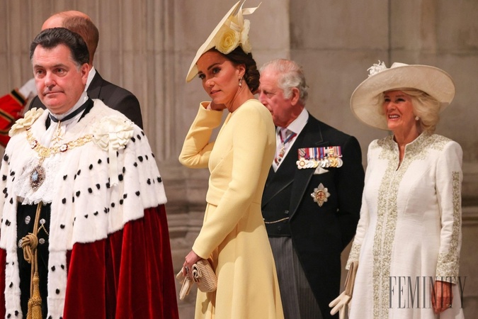 Kate vrhla pohľad na Williama a prikývla mu hlavou dopredu, aby ho prinútila prejsť okolo jeho brata Harryho.