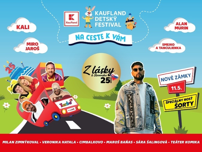 Druhá májová nedeľa bude patriť Kaufland Detskému festivalu, s kým sa tam vidíme?  