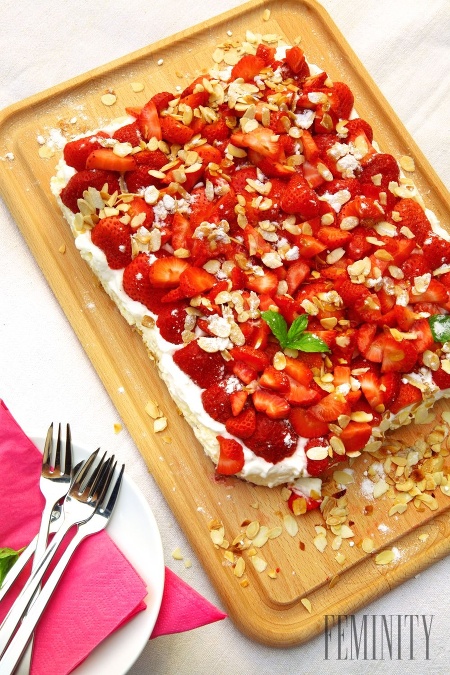 Jahodová torta podľa Lýdie Eckhardt vyzerá vynikajúco