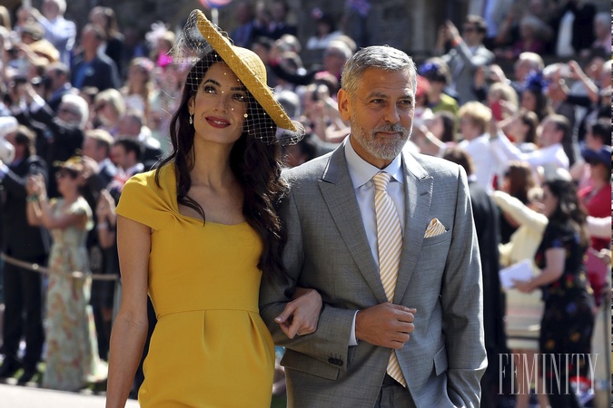 Nádherná Amal Clooney s manželom Georgom Clooneym ako elegantný pár