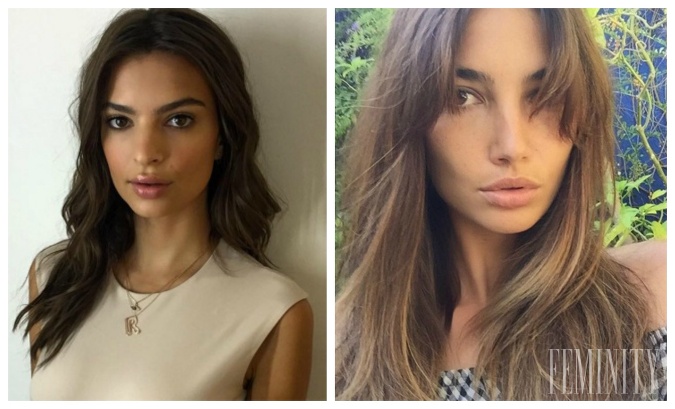 Na niektorých fotkách modeliek Emily Ratajkowski a Lily Aldridge, je podoba naozaj jasná 