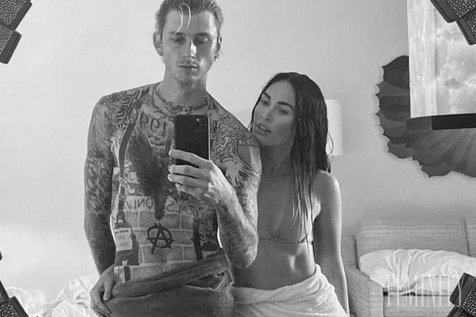 Megan pri známom hudobníkovi viditeľne žiari