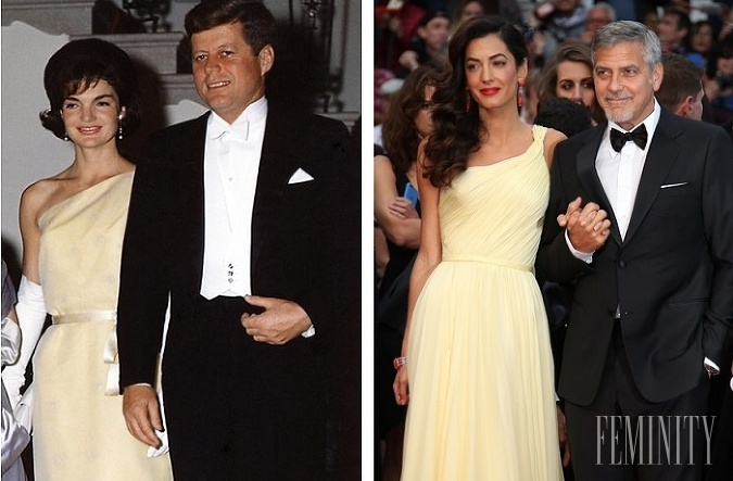 Amal Clooney sa svojim stylingami viackrát podobá na ikonickú Jackie Kennedy