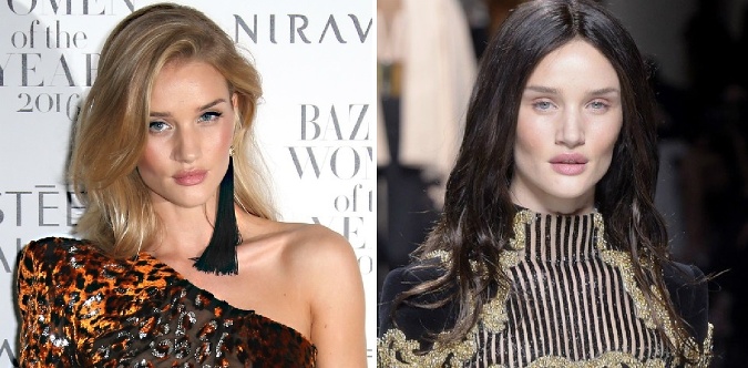 Modelka Rosie Huntington je príťažlivejšie s blond hrivou