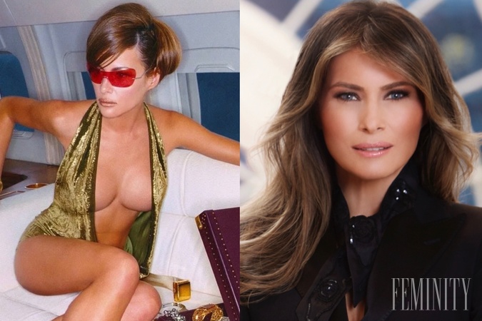 Melania Trump kedysi a dnes