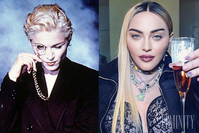 Madonna pred 30 rokmi a dnes
