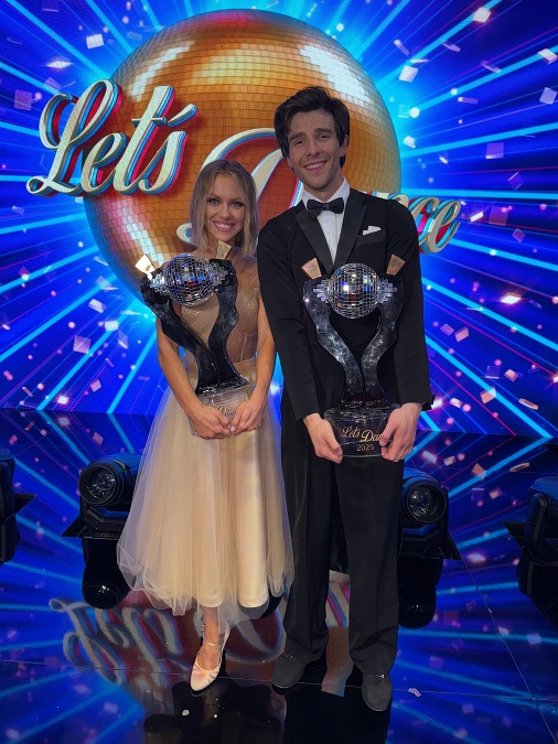 Dominika Rošková a Kristián Baran počas veľkolepého finále Let's Dance 2025