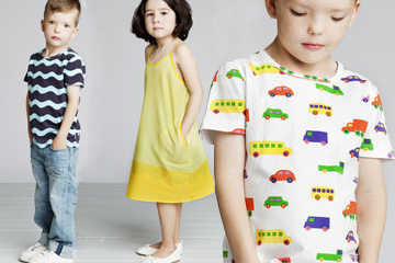 Grafická detská móda Marimekko.