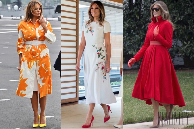 Prvá dáma USA Melania Trump vniesla do garderóby prvých dám módny prievan