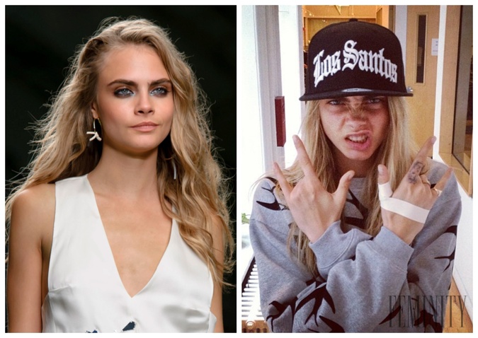 Cara Delevingne je na móle vždy veľmi ženská, v súkromí presný opak