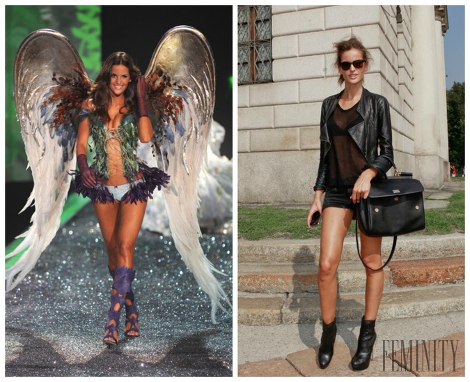 Izabel Goulart má v civile typický modelkovský štýl