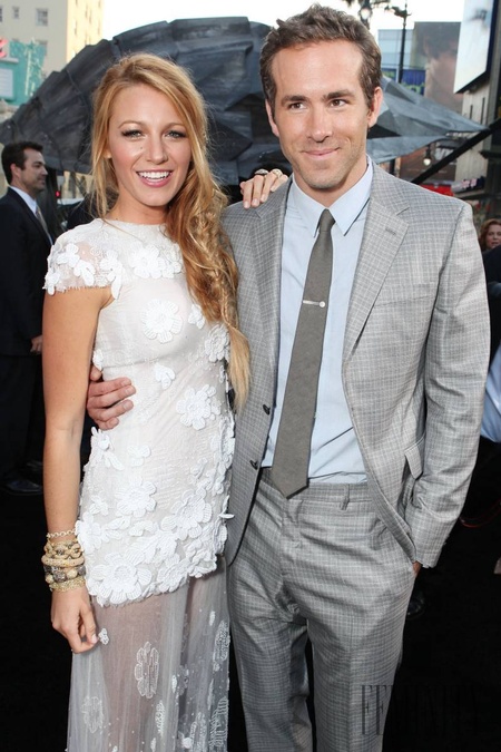  Herečka Blake Lively s Ryanom Reynoldsom