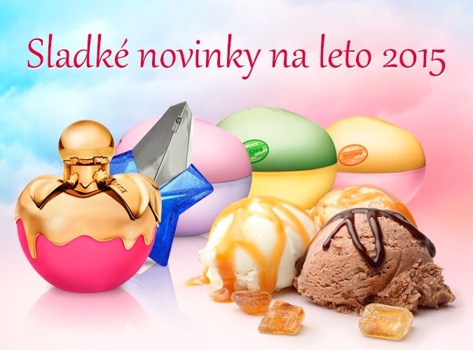 Novinky sladké ako zmrzlina s karamelovou polevou. Nina Ricci Les Delices de Nina, Thierry Mugler Angel Eau Sucree 2015, DKNY Delicious Delights Fruity Rooty, DKNY Delicious Delights Cool Swirl a DKNY Delicious Delights Dreamsicle. S týmto sladkým pokušením sa naozaj oplatí zhrešiť. Novinky sladké ako zmrzlina s karamelovou polevou. Nina Ricci Les Delices de Nina, Thierry Mugler Angel Eau Sucree 2015, DKNY Delicious Delights Fruity Rooty, DKNY Delicious Delights Cool Swirl a DKNY Delicious Delights Dreamsicle. S týmto sladkým pokušením sa naozaj oplatí zhrešiť.