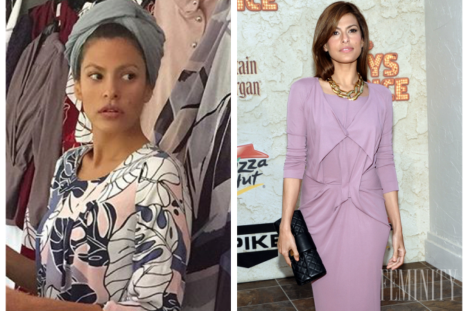Žienka domáca verzus sexi diva - Eva Mendes pôsobí v súkromí veľmi nenápadne