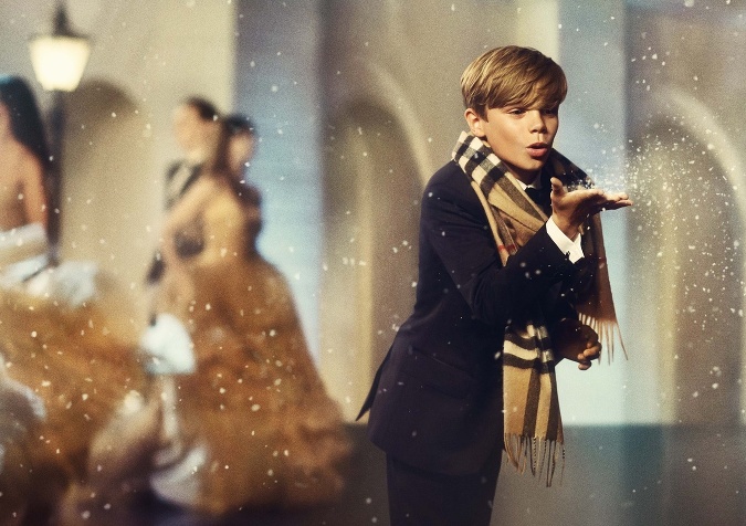 Romeo Beckham v reklame pre luxusnú značku