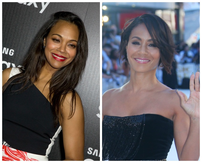 Herečky Zoe Saldana a Jada Pinkett Smith vyzerajú veľmi podobne