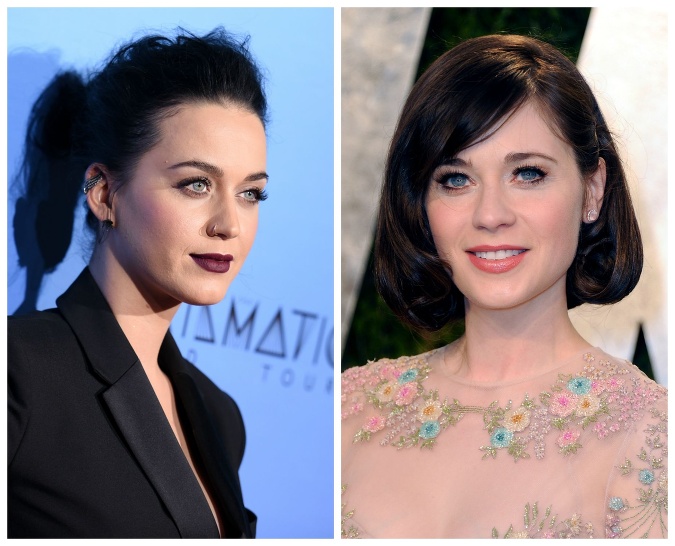 Speváčka Katy Perry a herečka Zooey Deschanel - viete, ktorá je ktorá?