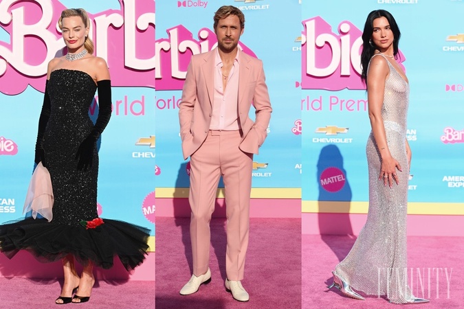 Premiéra filmu Barbie: Margot Robie a Ryan Gosling ako skutočná Barbie a Ken, sexy Dua Lipa a ďalší