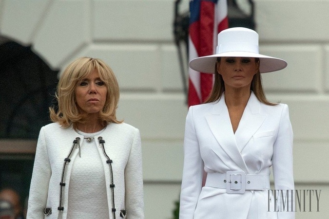 Brigitte Macron a Melania Trump v roli súčasných prvých dám