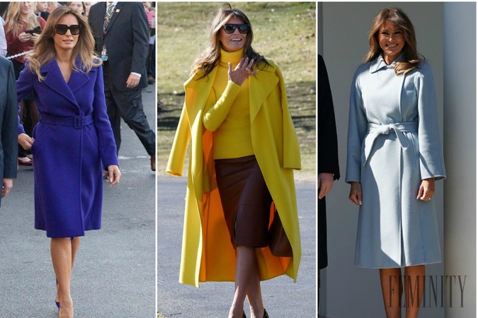 Prvá dáma Melania Trump svoj šatník príjemne oživila