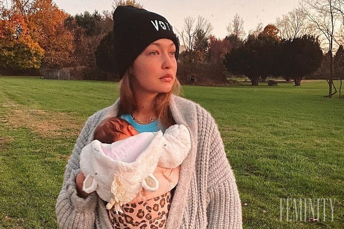 Modelka Gigi Hadid priviedla na svet svoju dcérku v domácom prostredí