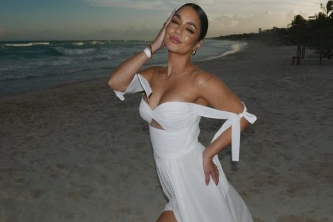 Herečka Vanessa Hudgens sa potom sama pochválila fotografiou na svojej sociálnej sieti ako nevesta.