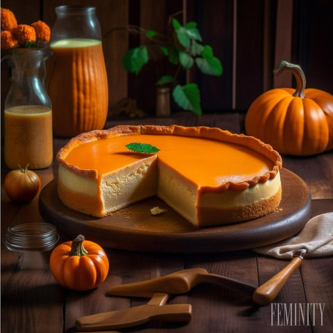 Pumpkin cheesecake