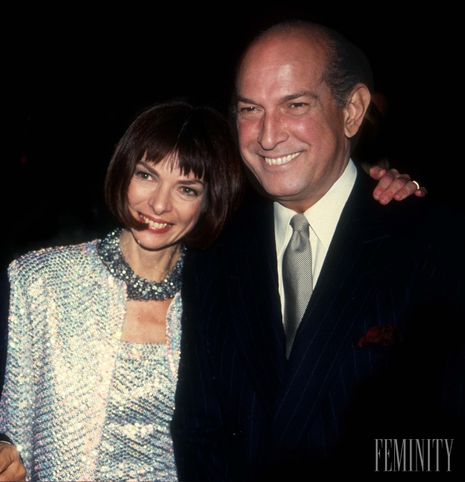 Anna Wintour a Oscar de la Renta